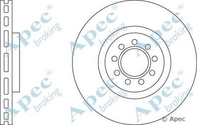 APEC BRAKING dsk2534 -  Тормозной диск